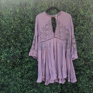 FreePeople Lace Vneck Dress